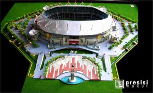 Maket Stadion Utama Samarinda
